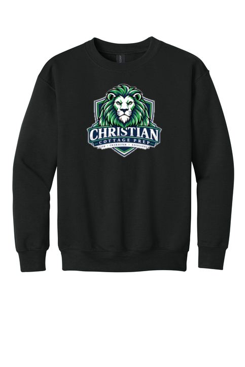 Christian Cottage Prep Youth Logo Full Chest Sweatshirt