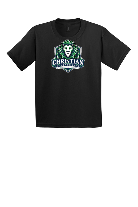 Christian Cottage Prep Youth Logo Full Chest T-Shirt