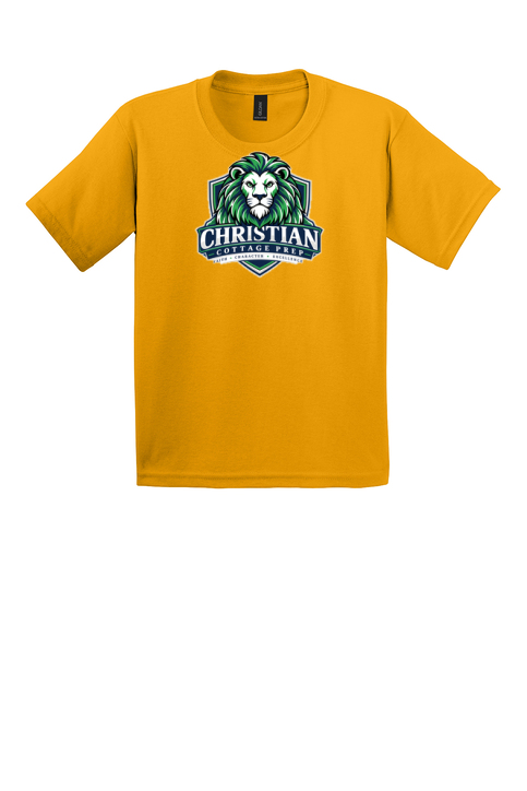 Christian Cottage Prep Youth Logo Full Chest T-Shirt