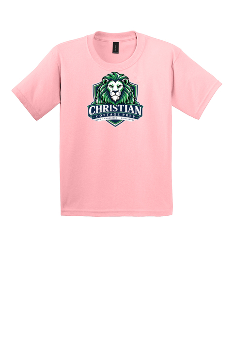Christian Cottage Prep Youth Logo Full Chest T-Shirt