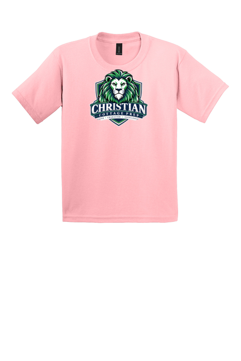 Christian Cottage Prep Youth Logo Full Chest T-Shirt