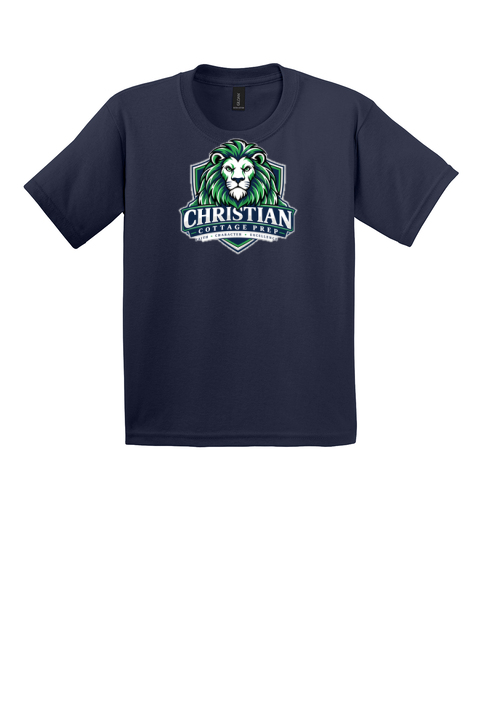 Christian Cottage Prep Youth Logo Full Chest T-Shirt