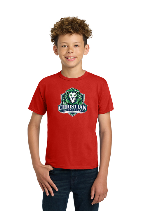Christian Cottage Prep Youth Logo Full Chest T-Shirt