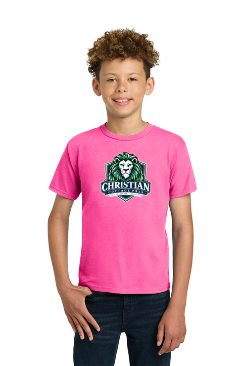 Christian Cottage Prep Youth Logo Full Chest T-Shirt