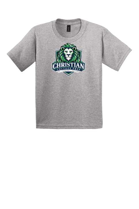 Christian Cottage Prep Youth Logo Full Chest T-Shirt