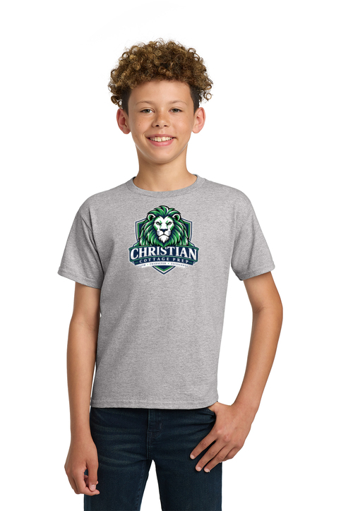 Christian Cottage Prep Youth Logo Full Chest T-Shirt