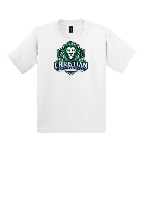 Christian Cottage Prep Youth Logo Full Chest T-Shirt