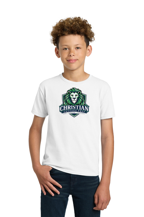 Christian Cottage Prep Youth Logo Full Chest T-Shirt