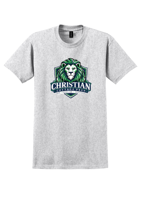 Christian Cottage Prep Logo Full Chest T-Shirt
