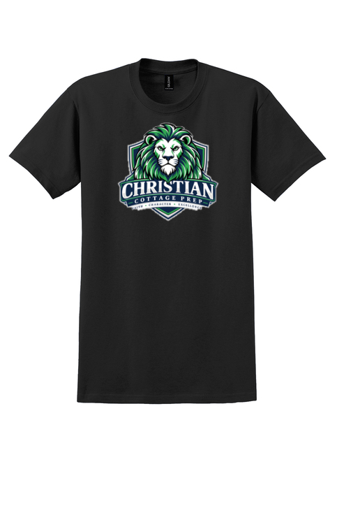 Christian Cottage Prep Logo Full Chest T-Shirt