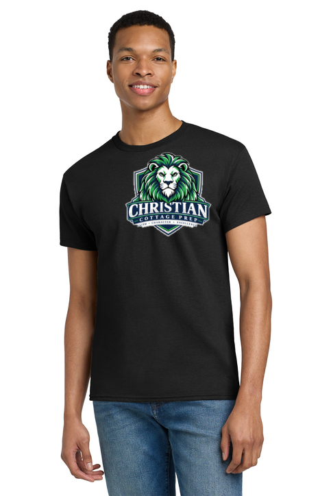 Christian Cottage Prep Logo Full Chest T-Shirt