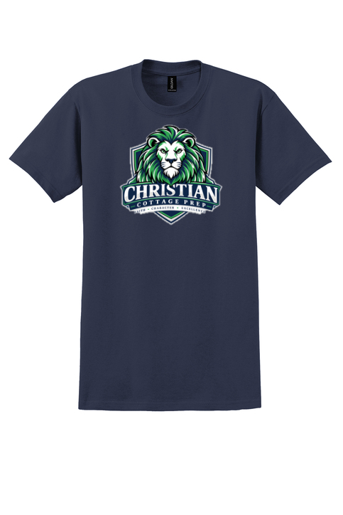 Christian Cottage Prep Logo Full Chest T-Shirt
