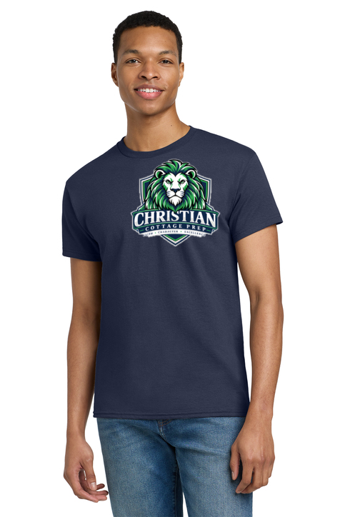 Christian Cottage Prep Logo Full Chest T-Shirt