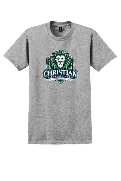 Christian Cottage Prep Logo Full Chest T-Shirt