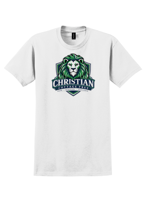 Christian Cottage Prep Logo Full Chest T-Shirt