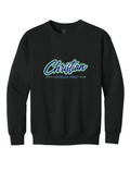 Christian Cottage Prep Youth Script Logo Full Chest Sweatshirt