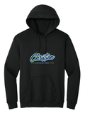 Christian Cottage Prep Script Logo Full Chest One Sided Hooded Sweatshirt