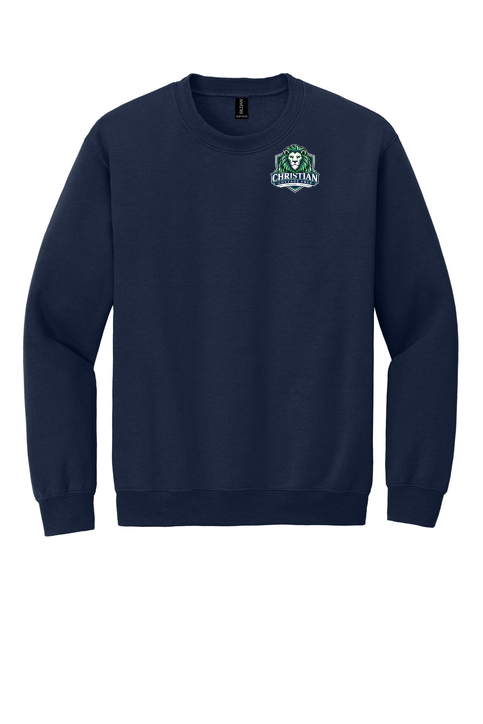 Christian Cottage Prep Logo Left Chest Front / Full Back Sweatshirt