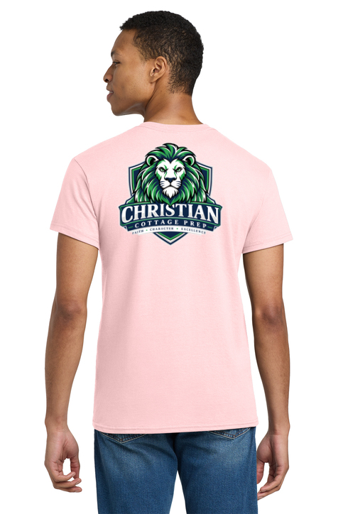Christian Cottage Prep Logo Full Chest Two Sided T-Shirt