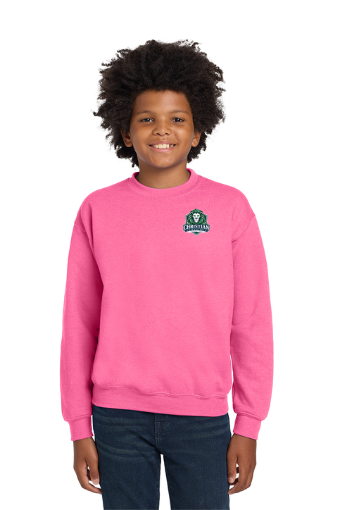 Christian Cottage Prep Youth Logo Left Chest Sweatshirt