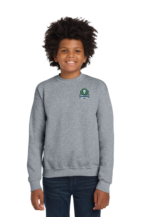 Christian Cottage Prep Youth Logo Left Chest Sweatshirt