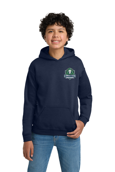Christian Cottage Prep Youth Logo Full Chest Two Sided Sweatshirt