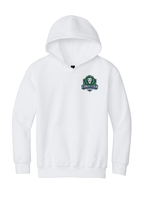 Christian Cottage Prep Youth Logo Left Chest Hooded Sweatshirt