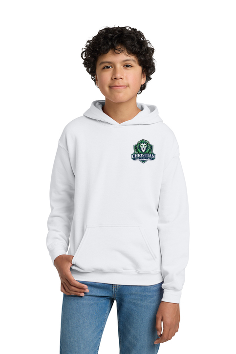 Christian Cottage Prep Youth Logo Full Chest Two Sided Sweatshirt