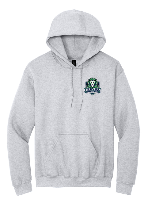 Christian Cottage Prep Logo Left Chest Hooded Sweatshirt