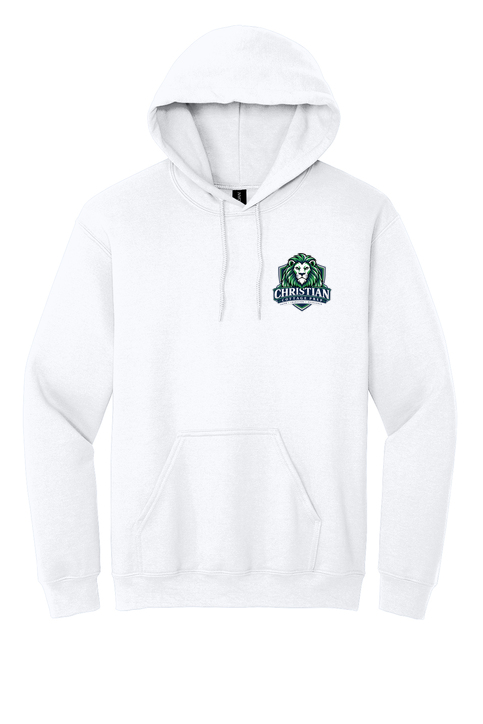 Christian Cottage Prep Logo Left Chest Hooded Sweatshirt