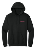 Christian Cottage Prep Pink Logo Left Chest Front / Full Back Hooded Sweatshirt