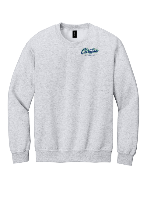 Christian Cottage Prep Script Logo Left Chest Sweatshirt