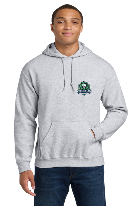 Christian Cottage Prep Logo Full Chest Two Sided Hooded Sweatshirt