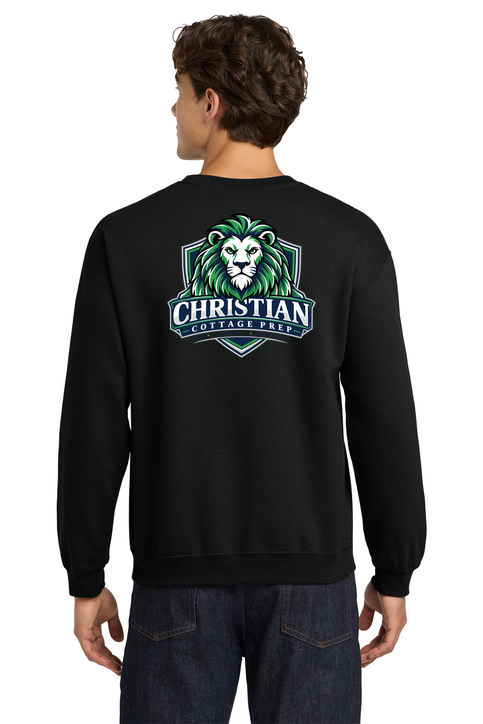 Christian Cottage Prep Logo Full Chest Two Sided Sweatshirt